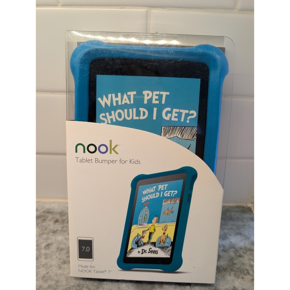 Brand New Barnes & Noble Microfoam Nook Tablet Bumper For Kids 7" tablets 2015